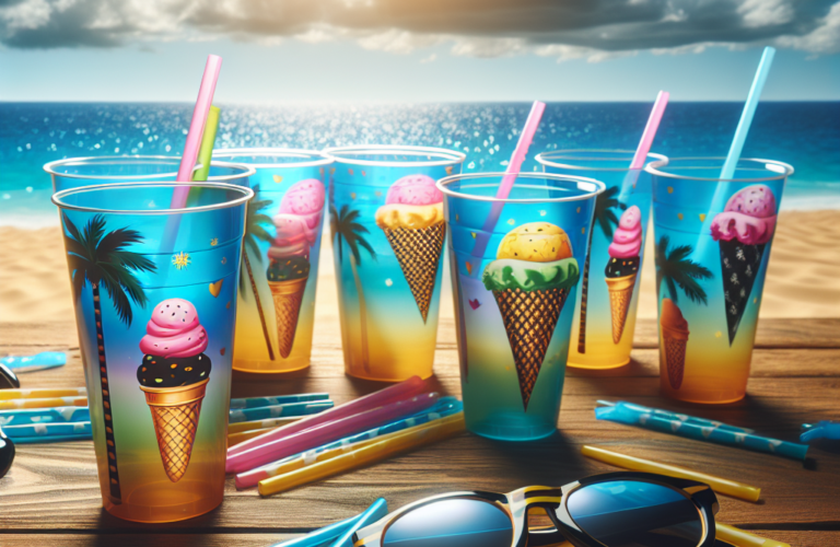 Kubki plastikowe z nadrukiem: idealne gadżety na letnie eventy