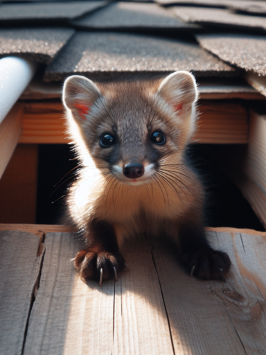 Kiedy kuna wychodzi z poddasza?