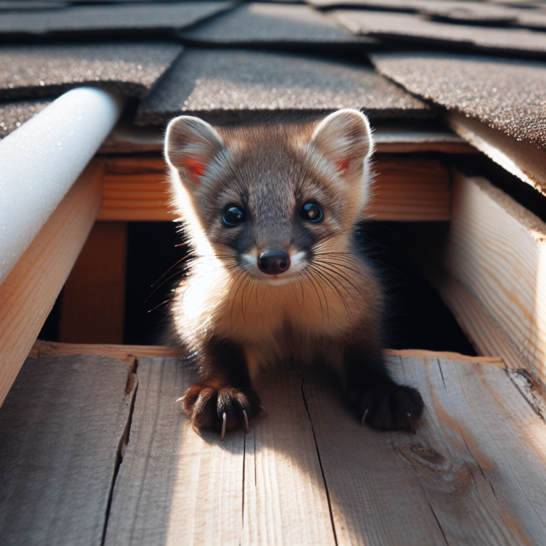 Kiedy kuna wychodzi z poddasza?