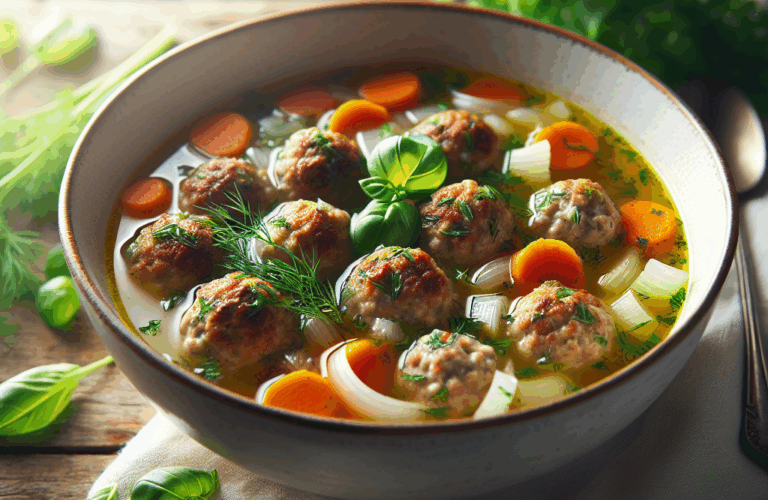 Zupa klopsowa – domowy przepis na wiosenną potrawę